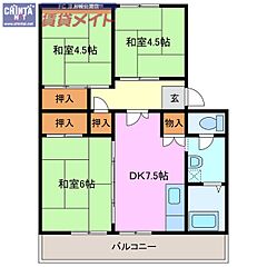 物件の間取り