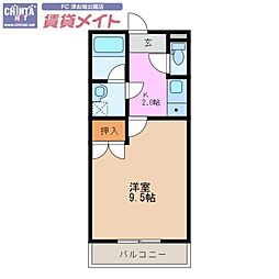 コーポバロン中野 4階/-