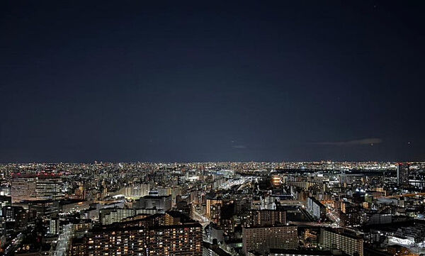 住戸からの眺望写真(夜間)