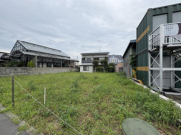 【現地土地写真】昭島市福島町2丁目に誕生する全2区画の新街区。建築条件無しにつき、お好きなハウスメーカーや工務店で建築が可能です。