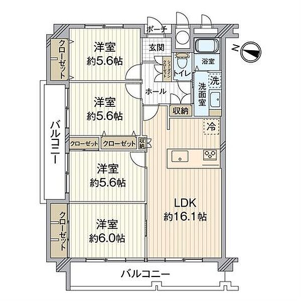間取りを拡大表示