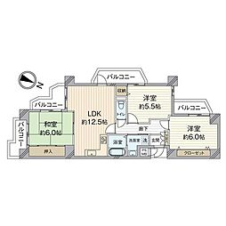 間取図画像 3LDK