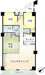 サンライズポイント真鶴 3LDKの間取り