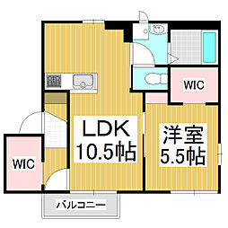 間取図画像 1LDK