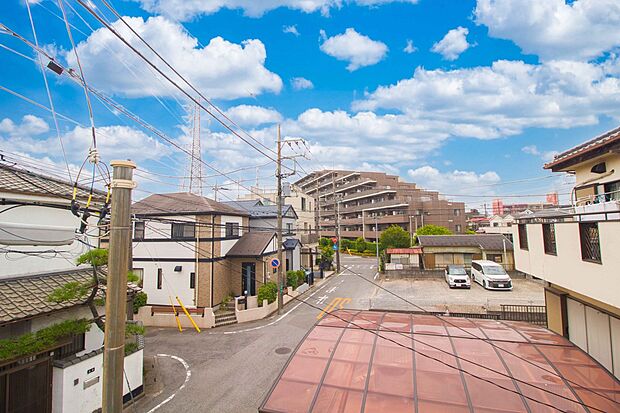 周りに高い建物がないため、眺望良好！