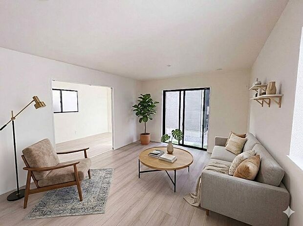 うららかな陽射しがどのお部屋にも降り注ぎますように、快適さを追求した間取設計。得難い立地環境での生活を恵みの豊かな永住の地へと変えてくれます。