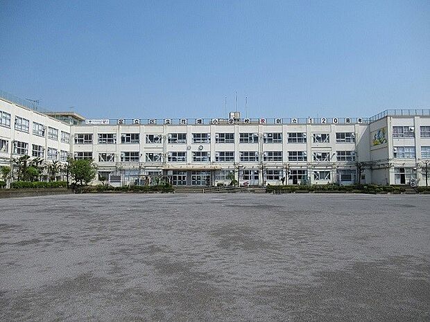 周辺環境-小学校(700m)足立区立花畑小学校