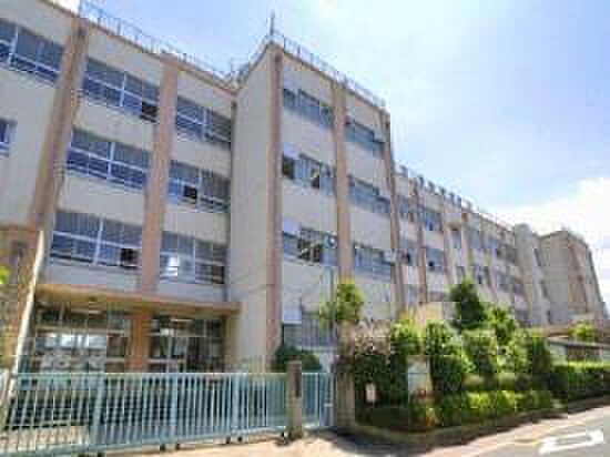 周辺環境-中学校(590m)足立区立東綾瀬中学校