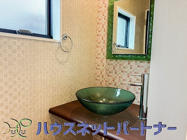 2階に洗面台をもう一つ設置しました。ちょっとした設備に感動です。