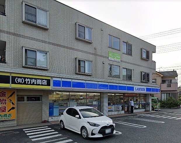 周辺環境-コンビニ(450m)ローソン 三郷戸ヶ崎五丁目店