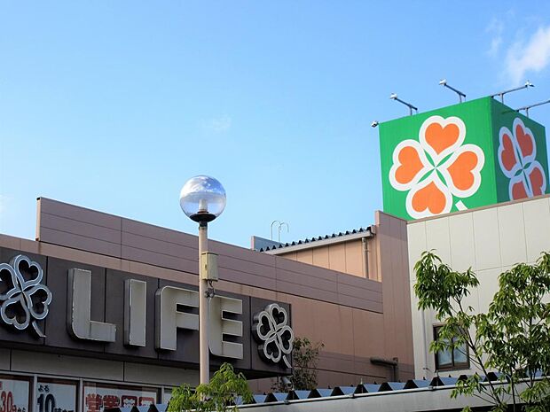 周辺環境-コンビニ(750m)ライフ大谷田店