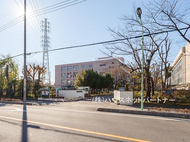周辺環境-中学校(800m)新栄中学校