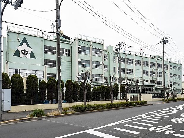 周辺環境-中学校(450m)花畑中学校