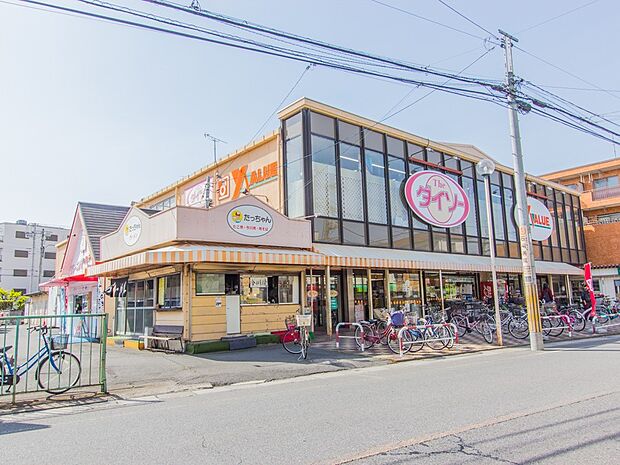 周辺環境-スーパー(690m)ワイバリュー美女木店