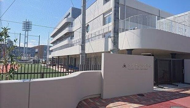 周辺環境-中学校(1100m)北区立稲付中学校