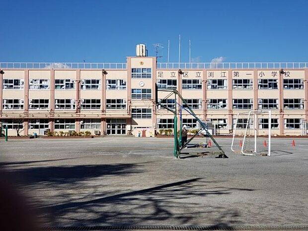 周辺環境-小学校(590m)足立区立渕江第一小学校