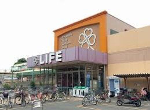 周辺環境-スーパー(700m)ライフ 奥戸街道店
