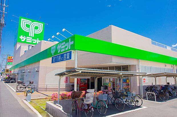 周辺環境-スーパー(1100m)サミットストア 太田窪店