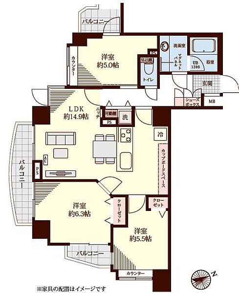 間取り：313004876596