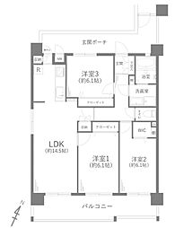 間取図画像 3LDK