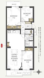 西国分寺史跡通り住宅2号棟