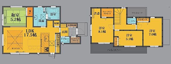 間取りを拡大表示