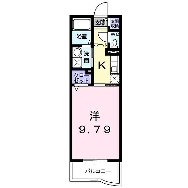 ボヌール 208｜千葉県柏市高田(賃貸マンション1K・2階・30.75㎡)の写真 その2