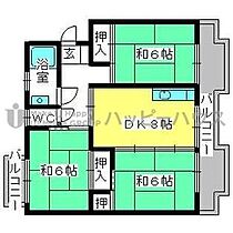 恵ビル 104 ｜ 福岡県大野城市白木原４丁目13-47（賃貸マンション3DK・1階・56.70㎡） その2