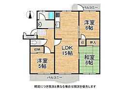 間取図画像 3LDK