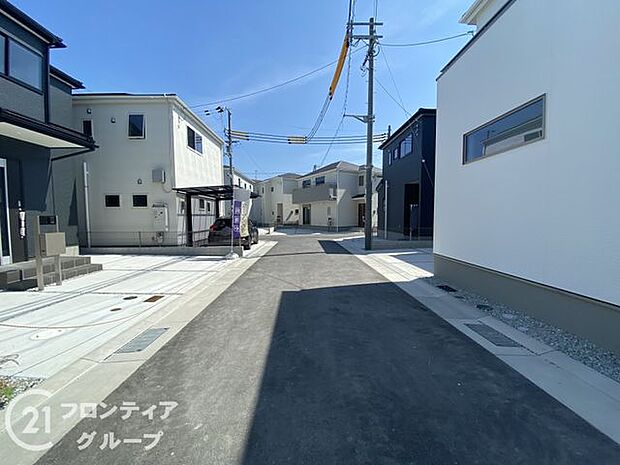 現地写真更新！現地ご案内とともに住宅ローンのご相談も承ります！実際の道路幅や雰囲気は、ぜひ一緒に現地で確認いたしましょう