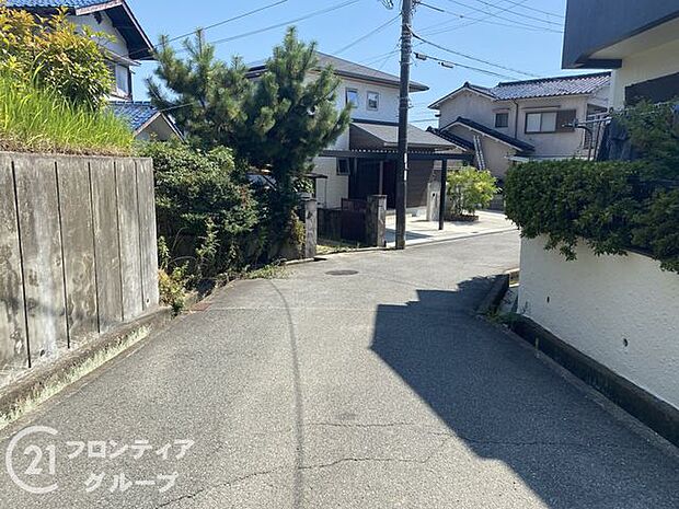 前道の様子です