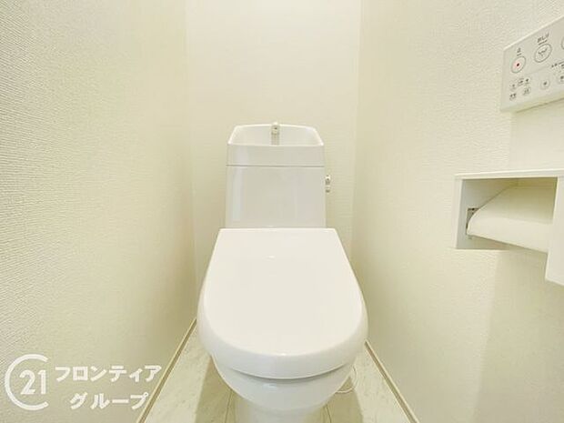 トイレは1階と2階の2カ所に設置!階段を上り下りせずに使用できるので、高齢の方にも安心です!