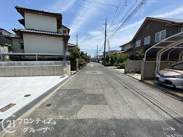 現地写真更新!現地ご案内とともに住宅ローンのご相談も承ります!実際の道路幅や雰囲気は、ぜひ一緒に現地で確認いたしましょう