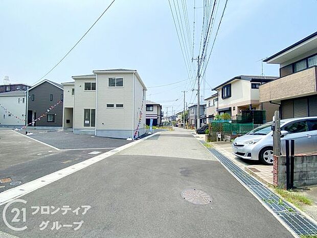 現地写真更新!現地ご案内とともに住宅ローンのご相談も承ります!実際の道路幅や雰囲気は、ぜひ一緒に現地で確認いたしましょう