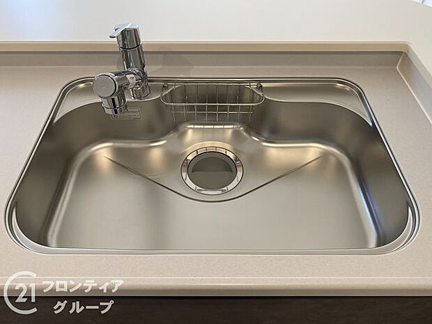 ワイドシンクなので家族が増えても洗い物楽々です