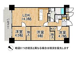 間取図画像 3LDK