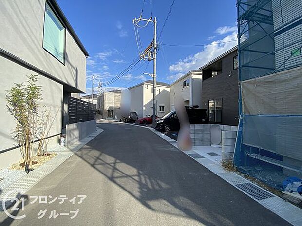 現地写真更新!現地ご案内とともに住宅ローンのご相談も承ります!実際の道路幅や雰囲気は、ぜひ一緒に現地で確認いたしましょう