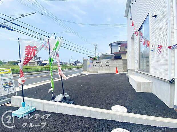 2台駐車可能なスペースです