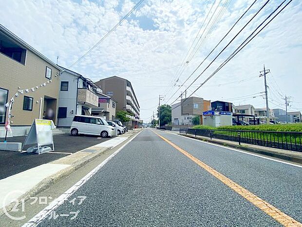 前道の様子です