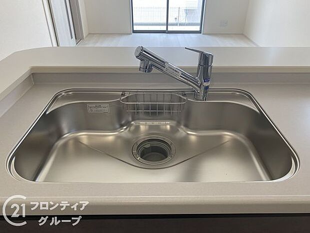 ワイドシンクなので家族が増えても洗い物楽々です