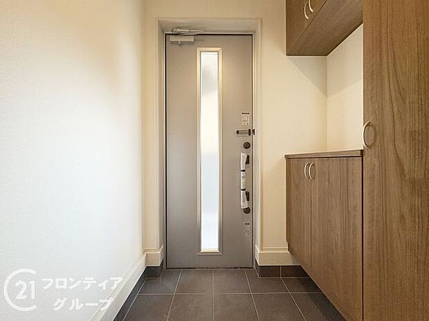 玄関は防犯性の優れたダブルロックドアです！