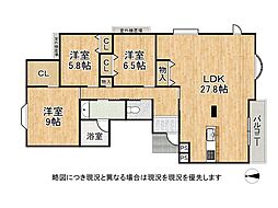 西神中央サウスコート4番館 3LDKの間取図画像