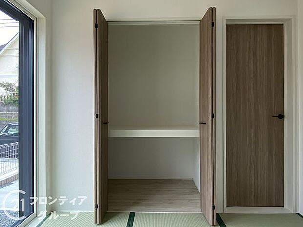 季節の物などたくさん収納しておける便利なスペースです！