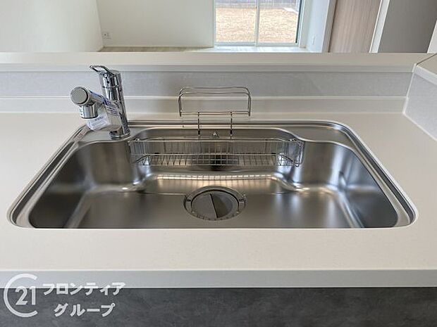 ワイドシンクなので家族が増えても洗い物楽々です