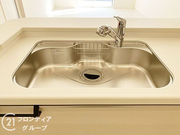 ワイドシンクなので家族が増えても洗い物楽々です