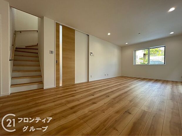 開放感のある広々としたLDKでゆったり家族団らんのひと時を