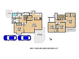 神戸市須磨区多井畑南町　中古一戸建て 4LDKの間取り