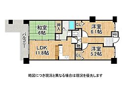 間取図画像 3LDK