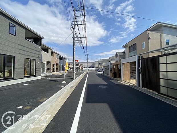 前道の様子です