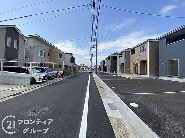 前道の様子です